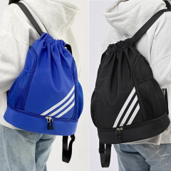 Factory Custom Promotion Drawstring Backpack Bag Oxford Bags Custom Logo Print Logo Drawstring Fitness Basketball Sports Storage