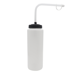 Bent straw-White