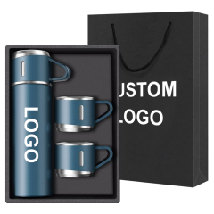 Customized Water Bottle with logo Stainless Steel Thermos Cup Vacuum Insulated Flask Promotional Business Gift Travel Mug