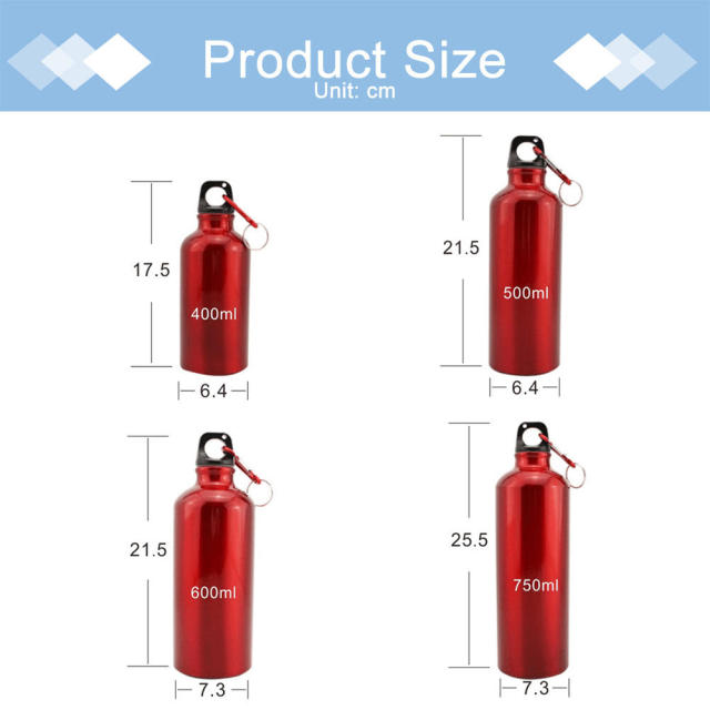 Customized Low Price Promotion Water Bottle Logo Outdoor Sport Aluminium Bottle Water Bottle with Print Logo for Promotion Gift