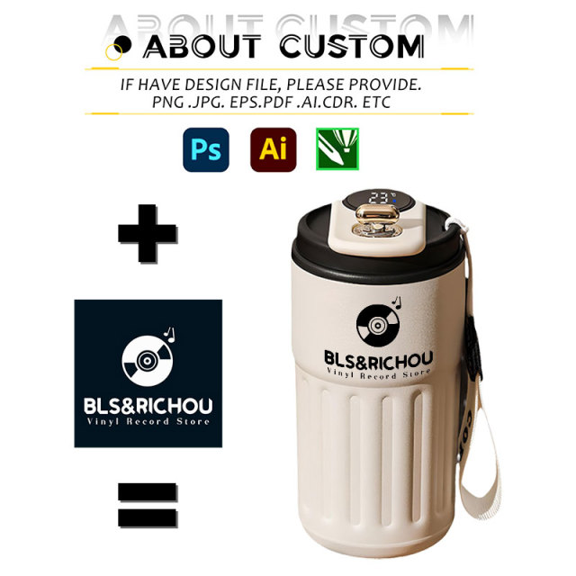 Factory Hot Sale Smart Digital 316Stainless Steel Mug Custom Double Insulated Coffee Milk Tea Cup With Logo Outdoor Water Bottle