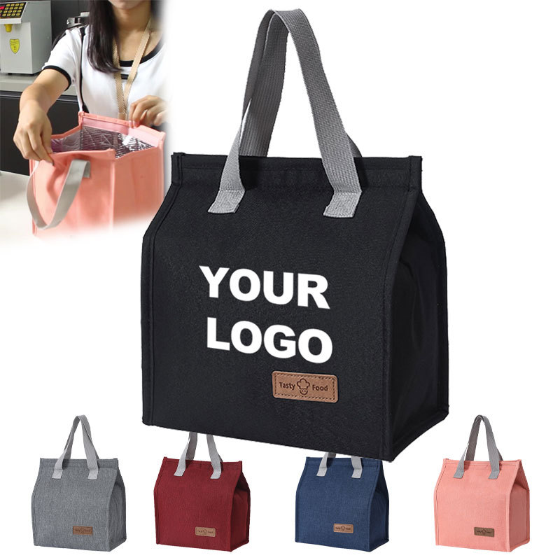 Customizable Oxford Cloth Insulated Picnic Bag With Logo Portable Vintage Summer Student Lunch Bag Wholesale Fashionable Design