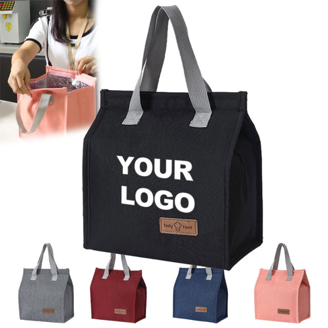 Customizable Oxford Cloth Insulated Picnic Bag With Logo Portable Vintage Summer Student Lunch Bag Wholesale Fashionable Design