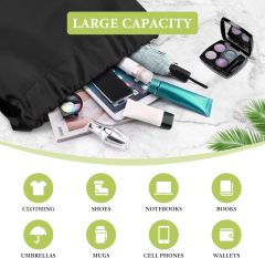 Custom Large Capacity Lightweight Drawstring Backpack With Logo Wholesale Waterproof Sports Drawstring Bag Gym Backpack