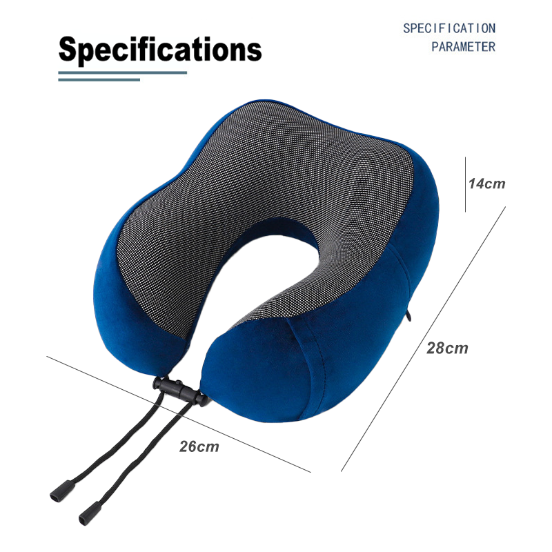 New Products U-shaped Neck Pillow with logo Ergonomic Memory Foam Pillow to Relieve Neck Pain Custom Travel Pillow for Airplane