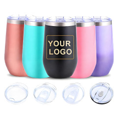 Hot Sale  304 Stainless Steel Insulated Tumbler  Custom Logo Coffee Mug with Lid for Promotional Gift Cup
