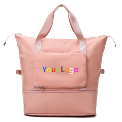 Wholesale Custom Brand Logo Sports Gym Travel Bag Luggage Bag Waterproof Portable Folding Storage Bag Women Travelling Travel