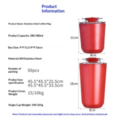 Hot Sale Custom Logo Vacuum Insulated Tumbler 304 Stainless Steel Insulated Coffee Mug for Corporate Gift Cup
