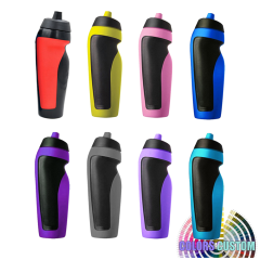 Custom logo BPA Free 600ml Plastic Sports Water Bottle Promotional Squeeze Bottle Outdoor Squeeze Cycling Sports Water Cup