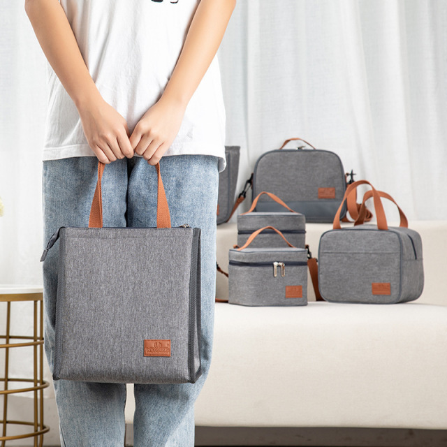 Personalized Custom Logo Picnic Bag Outdoor Picnic Cooler Bag Food Delivery Insulated Lunch Tote Bag With Custom Logo