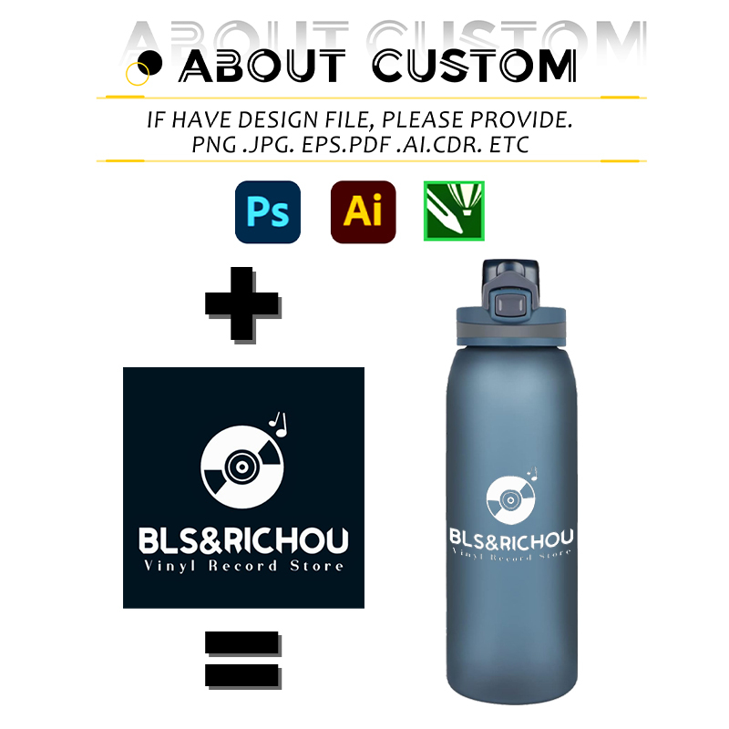 Custom 30oz Sports Water Bottle With Leak Proof Flip Top Lid With Logo BPA Free Tritan Reusable Plastic for Gym and Outdoor