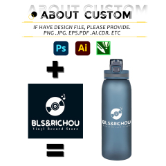 Custom 30oz Sports Water Bottle With Leak Proof Flip Top Lid With Logo BPA Free Tritan Reusable Plastic for Gym and Outdoor