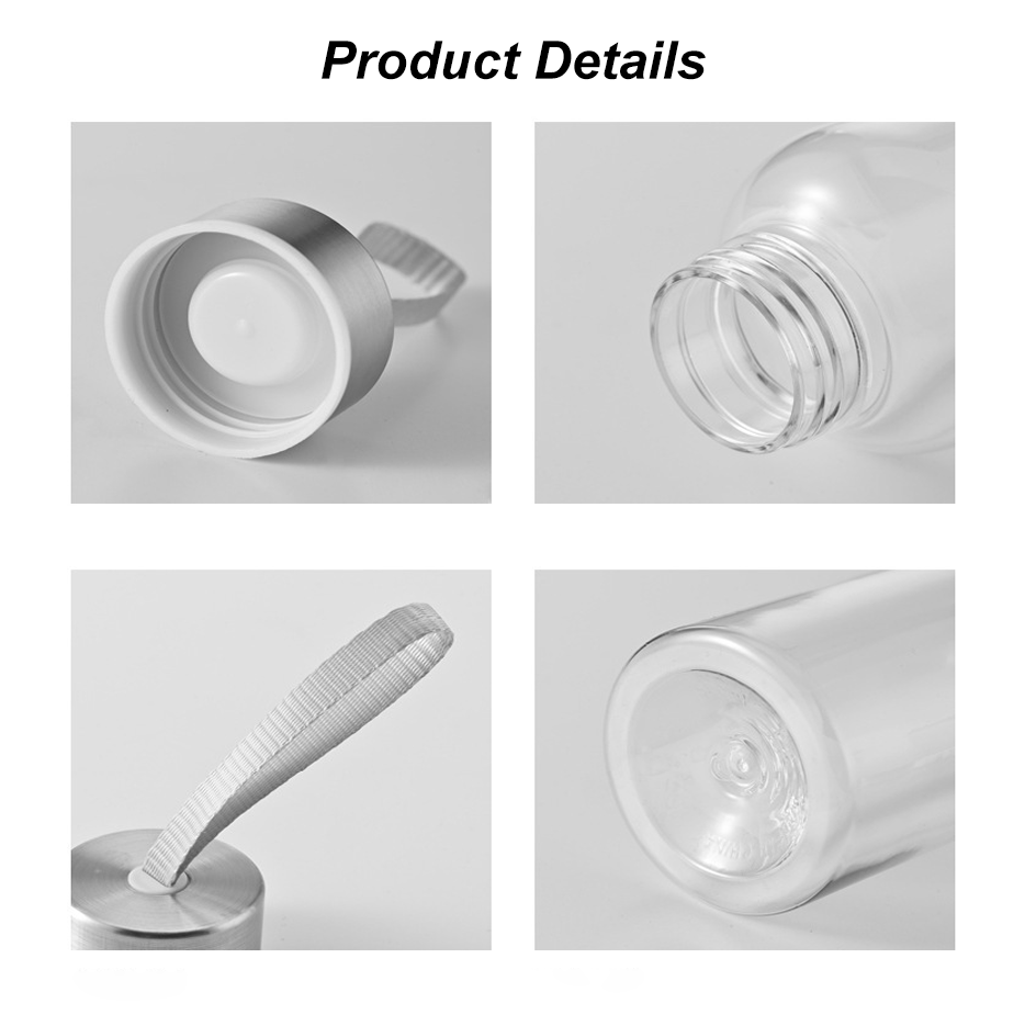 Wholesale Custom Water Bottle Portable 700ml Glass Bottles Glass Coffee Mugs Transparent Water Bottle Promotional Gift Cup