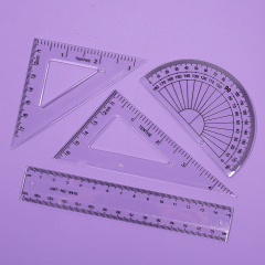 School Gift Box Stationery Set 12 Pieces Math Set With 2 Metal Compasses Geometry Set
