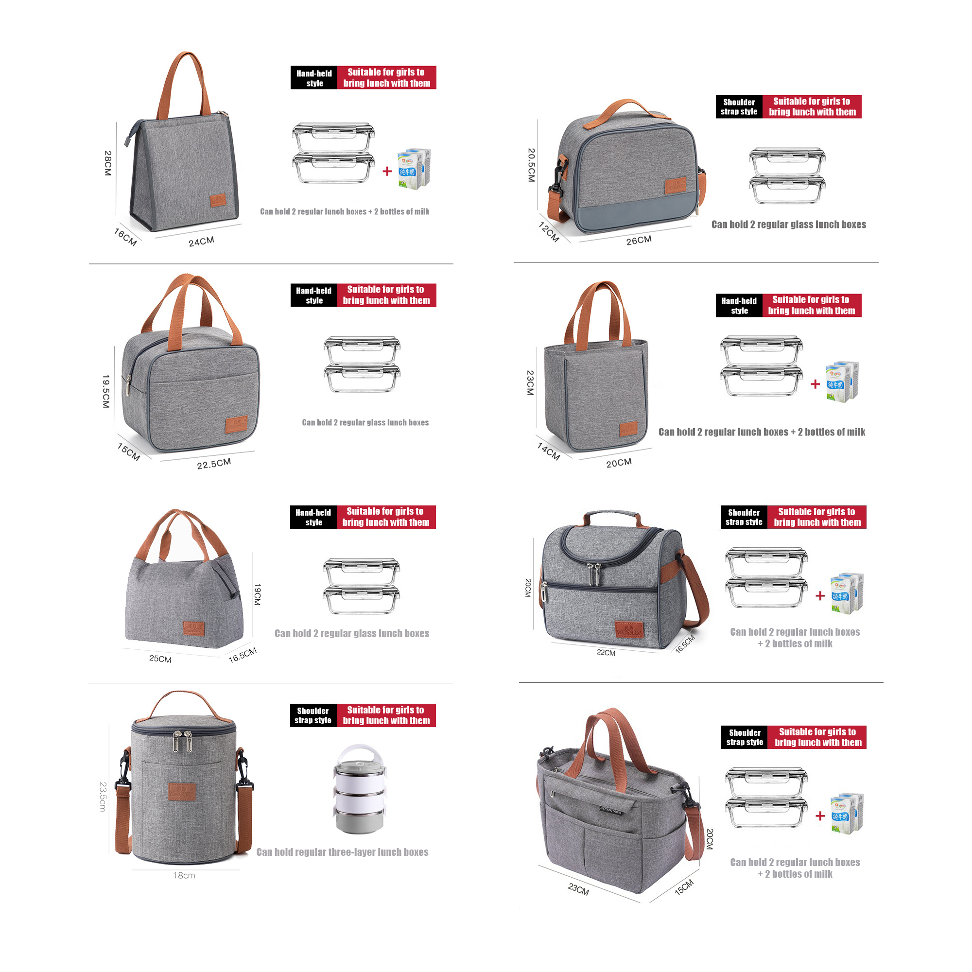 Personalized Custom Logo Picnic Bag Outdoor Picnic Cooler Bag Food Delivery Insulated Lunch Tote Bag With Custom Logo