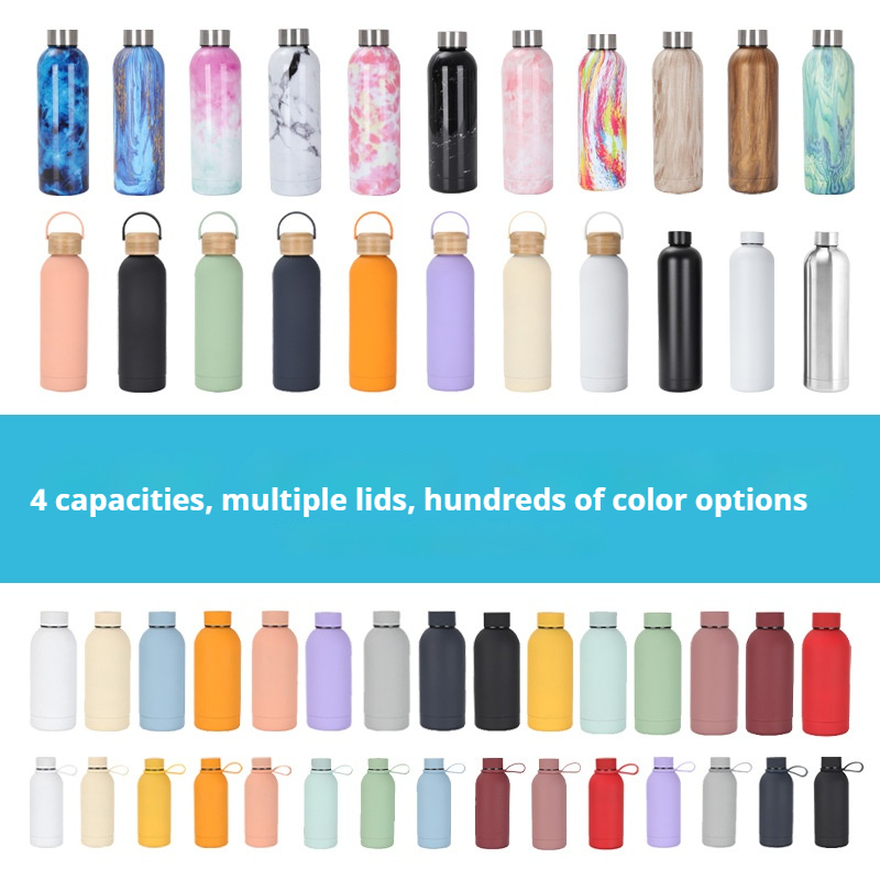 HOT SALE Customer LOGO 304 Insulated Water Bottle Daily Commuting 350ml-1000ml Thermal Cup for Business Promotional Gift