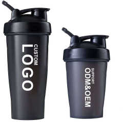 Customized Shaker Water Bottle Shaker Bottle Custom Gym Protein Bottles Print Logo Sport Plastic BPA Free Promotion