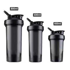 Customized Shaker Water Bottle Shaker Bottle Custom Gym Protein Bottles Print Logo Sport Plastic BPA Free Promotion