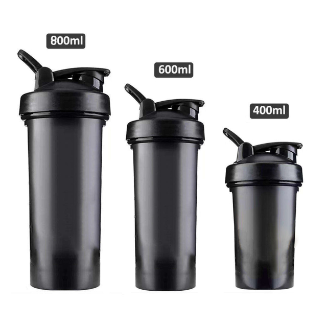 Customized Shaker Water Bottle Shaker Bottle Custom Gym Protein Bottles Print Logo Sport Plastic BPA Free Promotion