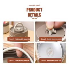Promotional Stainless Steel Lunch Box for Kids Food Grade Insulation Lunch Box Bento Lunch Box with Bag with Custom logo