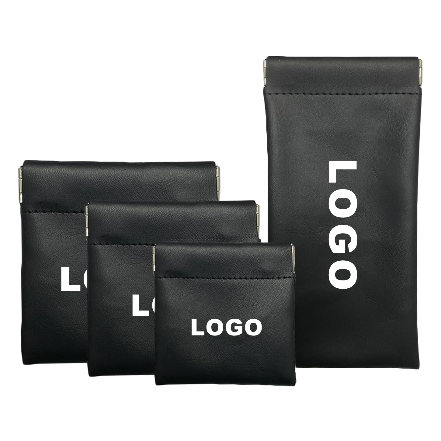 Promotional Wholesale Custom Cosmetic Bag with logo Makeup Storage Bag Pu Leather Wallet Personalized Toiletry Bags for Women