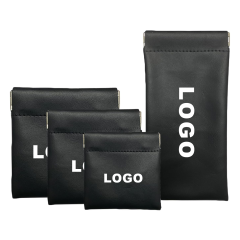 Promotional Wholesale Custom Cosmetic Bag with logo Makeup Storage Bag Pu Leather Wallet Personalized Toiletry Bags for Women