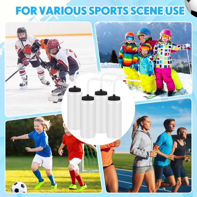 Promotional Custom Squeeze Bottle with logo Plastic Sports Bottle Outdoor Sports Ice Hockey Sports Water Bottle