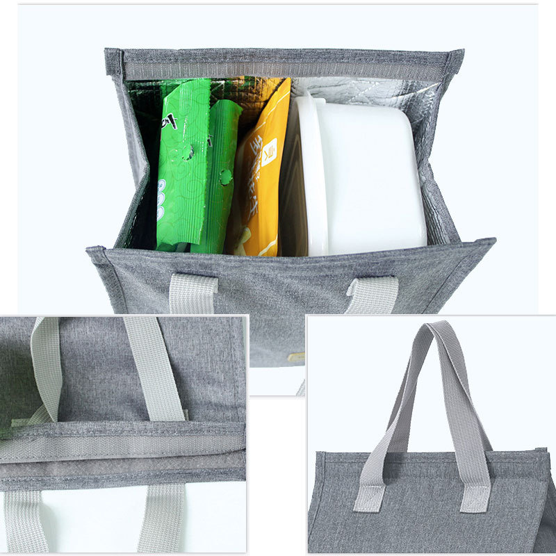 Customizable Oxford Cloth Insulated Picnic Bag With Logo Portable Vintage Summer Student Lunch Bag Wholesale Fashionable Design