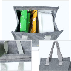 Customizable Oxford Cloth Insulated Picnic Bag With Logo Portable Vintage Summer Student Lunch Bag Wholesale Fashionable Design