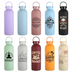 OEM/ODM 350ml-1000ml Capacity Stainless Steel Vacuum Insulated Tumbler Custom LOGO Insulated Water Bottle for Promotional Item