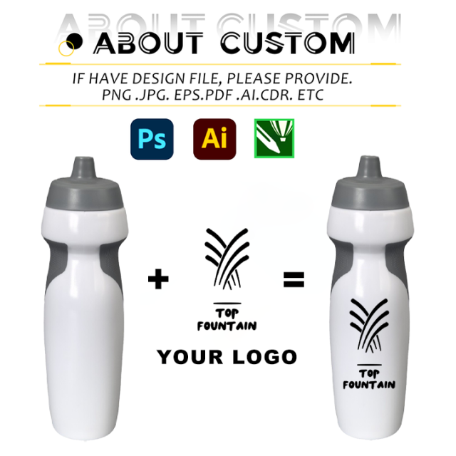 Custom logo BPA Free 600ml Plastic Sports Water Bottle Promotional Squeeze Bottle Outdoor Squeeze Cycling Sports Water Cup