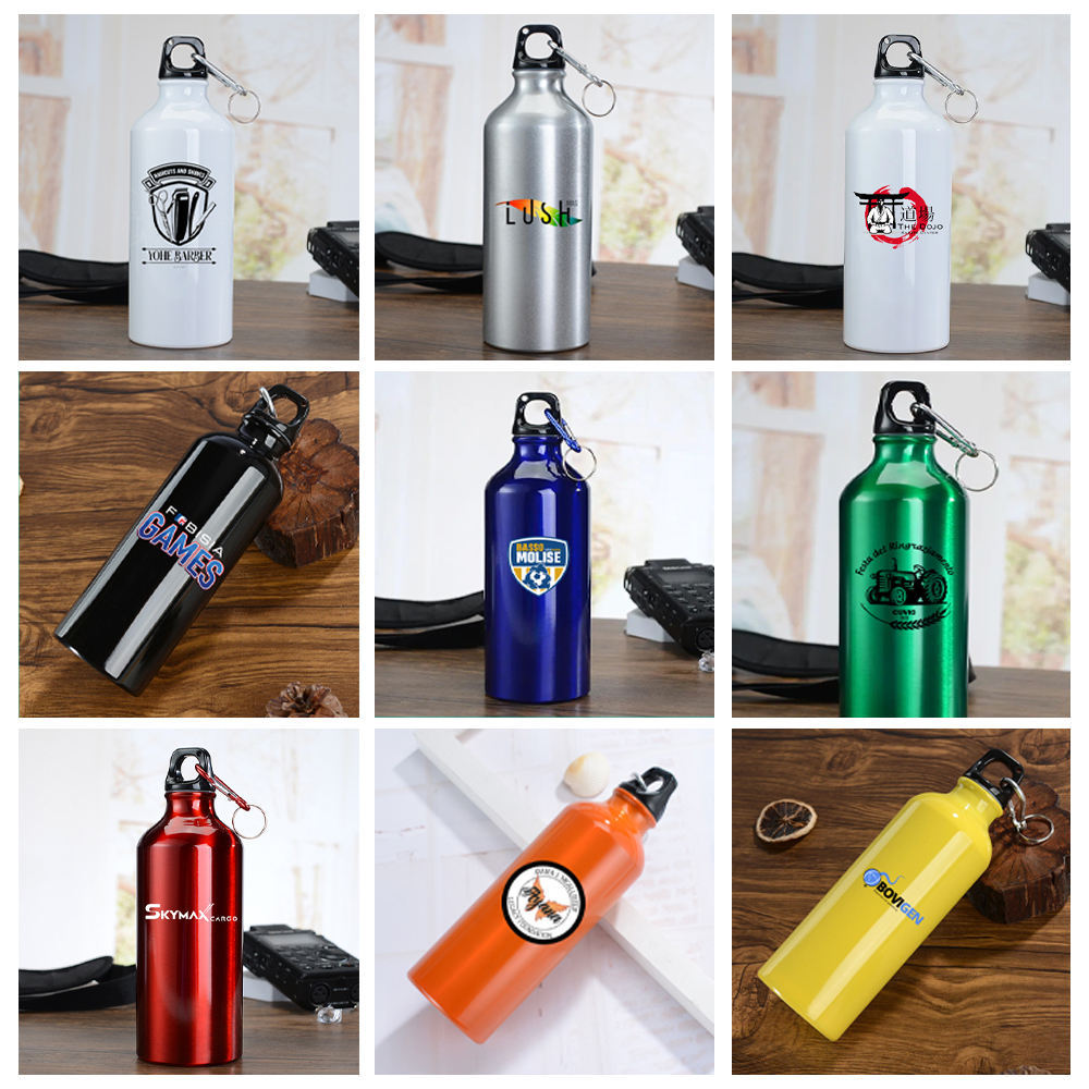 Customized Low Price Promotion Water Bottle Logo Outdoor Sport Aluminium Bottle Water Bottle with Print Logo for Promotion Gift