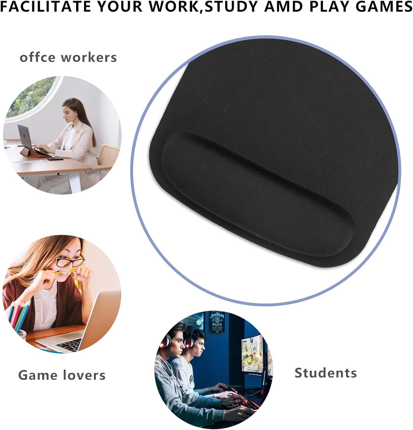 Wholesale Custom Mouse Pad Gaming Mouse Pad Promotion logo Sublimation Mousepad Blank Square 3D RGB Mouse Mat with Wrist Rest