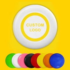 Factory Custom Logo PE Flying Disc Circular Disc  With Logo Blank Plastic Pet Golf Dog Flying Saucer Flying Disc