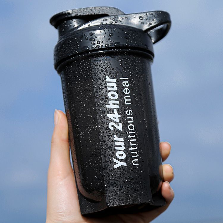 Wholesale Custom Logo Shaker Water Bottle BPA-Free PP Material Gym Protein Shaker Cup Printed Logo for Sports Promotion