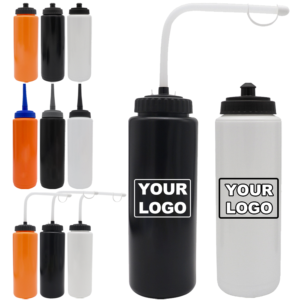 Promotional Custom Squeeze Bottle with logo Plastic Sports Bottle Outdoor Sports Ice Hockey Sports Water Bottle