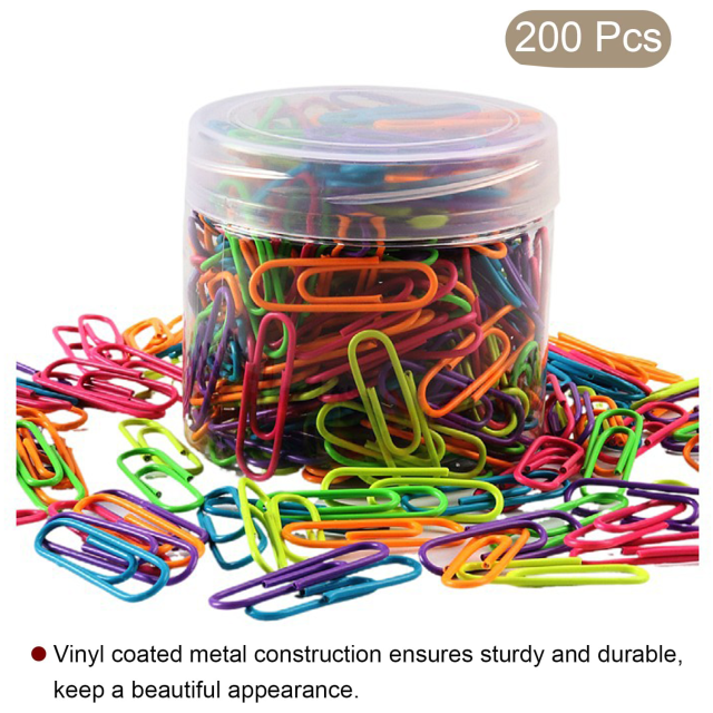 Promotional Colorful Paper Clips Metal Bookmark Creative Bookmarks Office Stationery Supplies Paper Clips