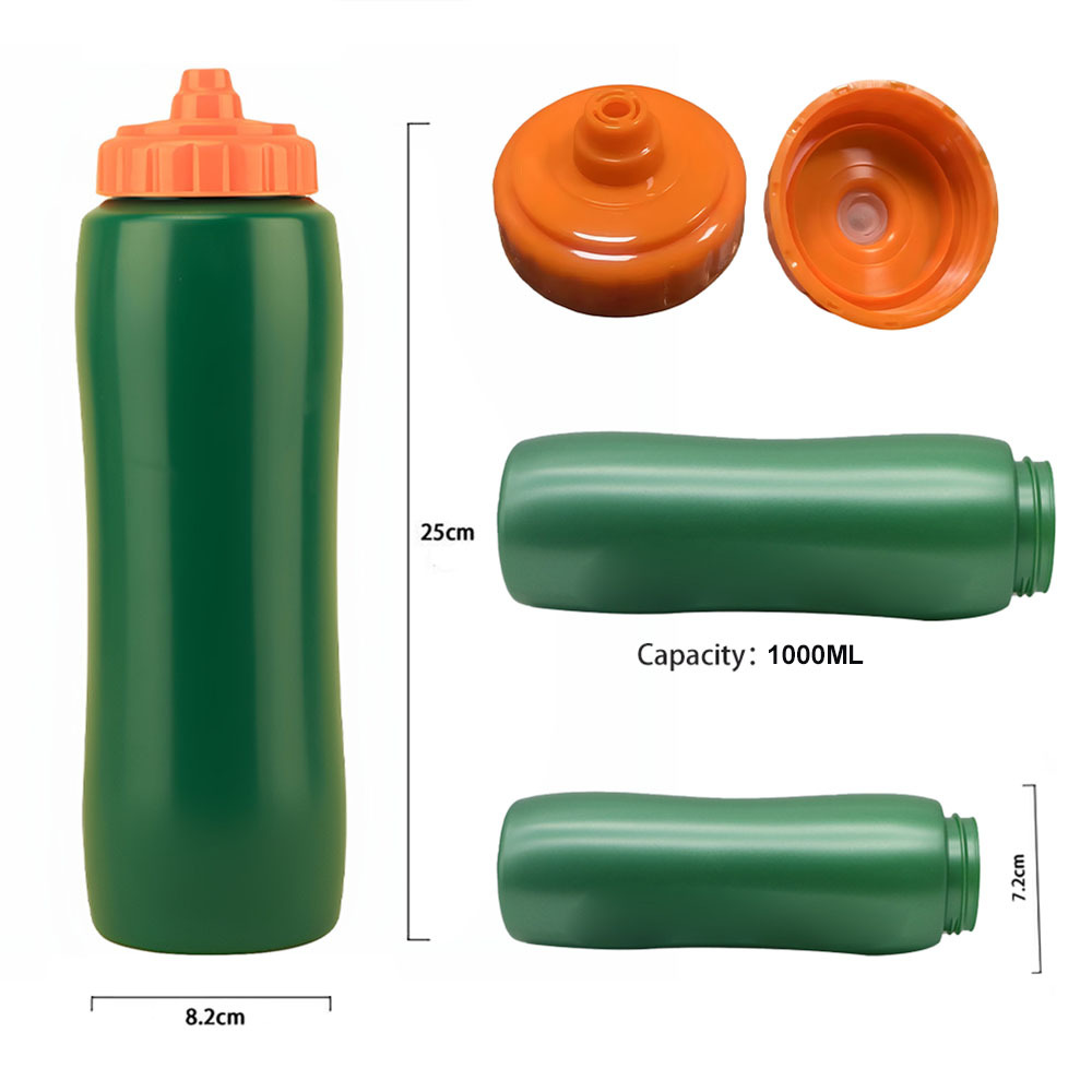 Wholesale Custom Logo 32oz 1000ml BPA Free Leak Proof Squeeze Bottle Sports Cycling  Water Bottle for Team Giveaways Gift
