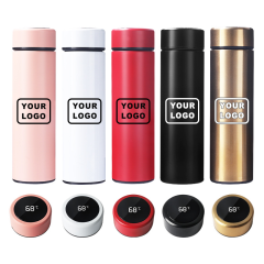 Promotional Smart Water Bottle with Temperature Display Stainless Steel Water Bottles Wholesale Custom Water Bottle with logo
