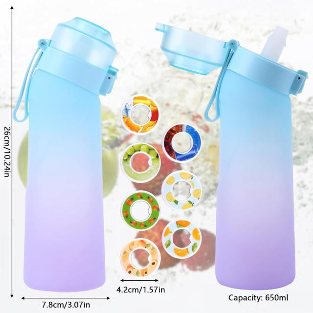 HOT SALE Hiking 650ml Fruity Aroma Tritan Copolyester Water Bottle Custom logo BPA-Free Tritan Bottle for Corporate Gift Cup