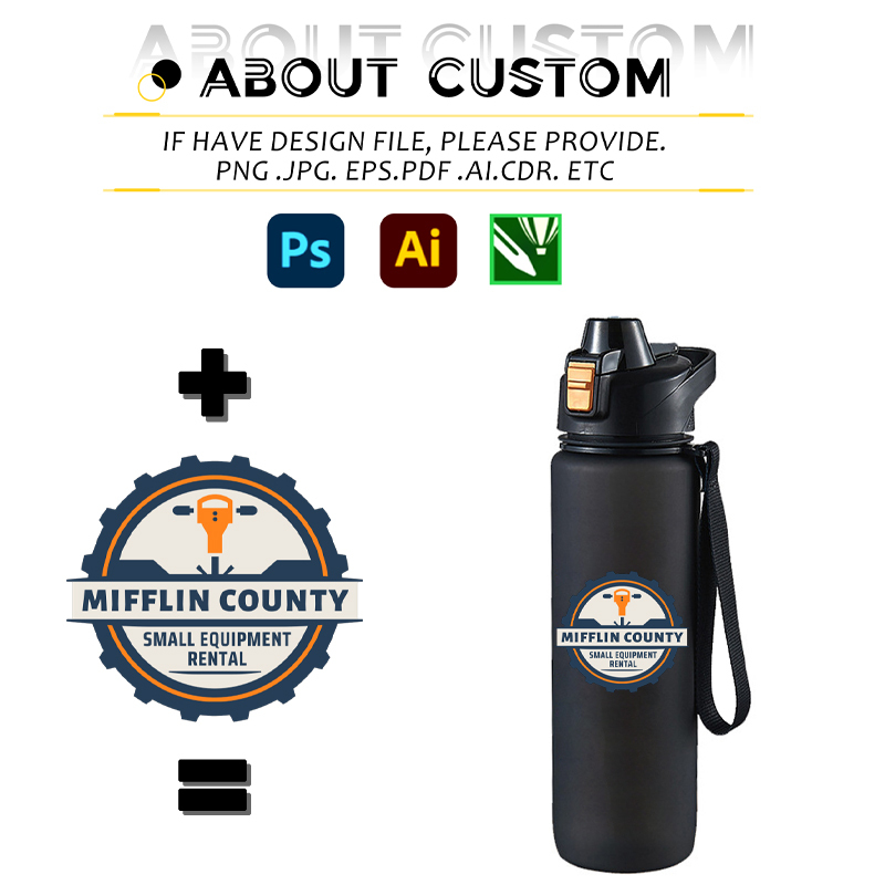 Custom Logo 32 Oz Sports Gym Water Bottle Large Capacity Plastic Cup Rope Portable Space Cup Hot Sale Outdoor Travel Bottle