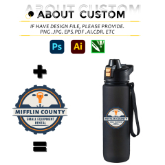 Custom Logo 32 Oz Sports Gym Water Bottle Large Capacity Plastic Cup Rope Portable Space Cup Hot Sale Outdoor Travel Bottle