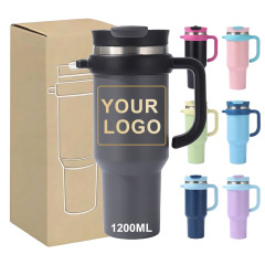 OEM/ODM Office 1200ML Thermal Retention Water Bottle Custom LOGO 304 Stainless Steel Insulated Tumbler for Promotional Ltem CUP