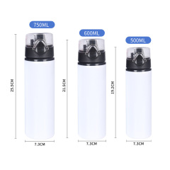 Wholesale Custom Aluminum Water Bottle Custom logo Specially for Thermal Sublimation Aluminum Cup Outdoor Car Travel Cup