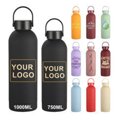 OEM/ODM 350ml-1000ml Capacity Stainless Steel Vacuum Insulated Tumbler Custom LOGO Insulated Water Bottle for Promotional Item