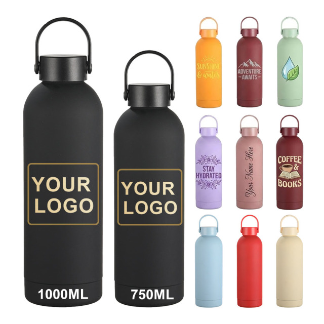 OEM/ODM 350ml-1000ml Capacity Stainless Steel Vacuum Insulated Tumbler Custom LOGO Insulated Water Bottle for Promotional Item