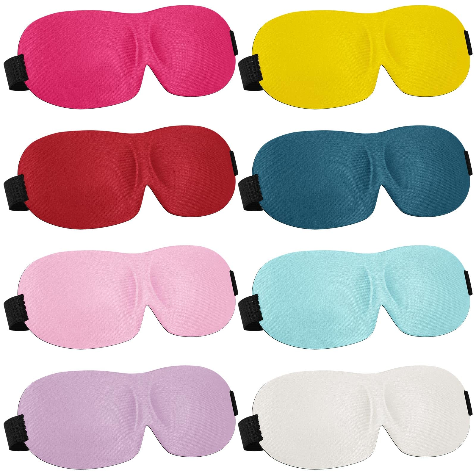 Wholesale Custom Logo 3D Contoured Blackout Sleep Eye Mask Zero Pressure Breathable Eye Mask for Corporate Promotional Gifts