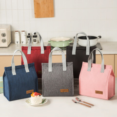 Customizable Oxford Cloth Insulated Picnic Bag With Logo Portable Vintage Summer Student Lunch Bag Wholesale Fashionable Design