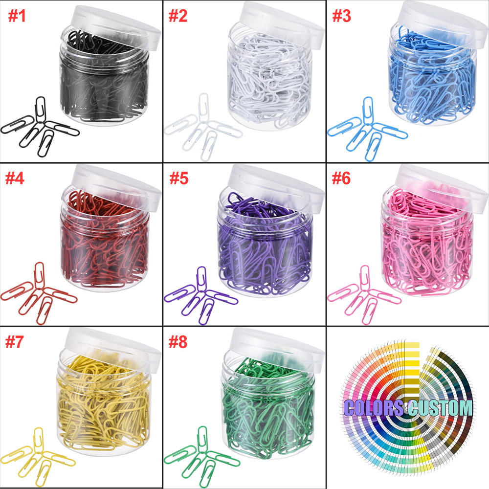 Promotional Colorful Paper Clips Metal Bookmark Creative Bookmarks Office Stationery Supplies Paper Clips
