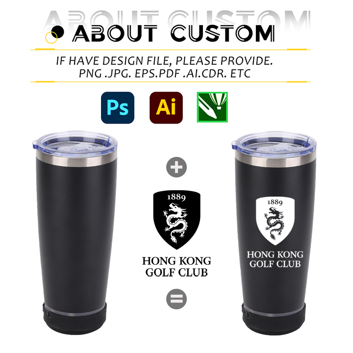 Factory Custom Car Cup with Engraving 20oz Drink Bottles Stainless Steel Coffee Mug Thermos Cup with Bluetooth Speaker